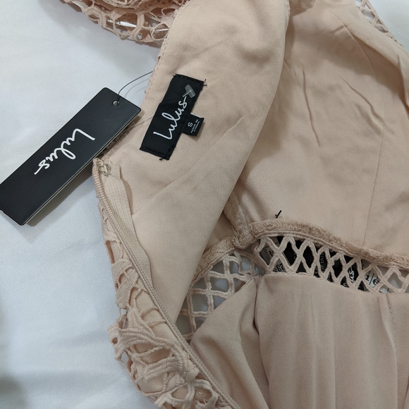 Lulus Avalynn Blush Lace Maxi Dress - Picture 4 of 11